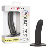 Boundless 4.75"/12cm Smooth Black Silicone Probe with Suction Cup Base Dongs Neutral